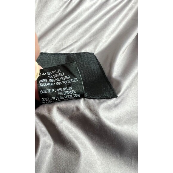 Nils Women's Heavy Winter Coat Size 10 Taupe Belted Insulated Snow Ski Coat - Picture 16 of 16